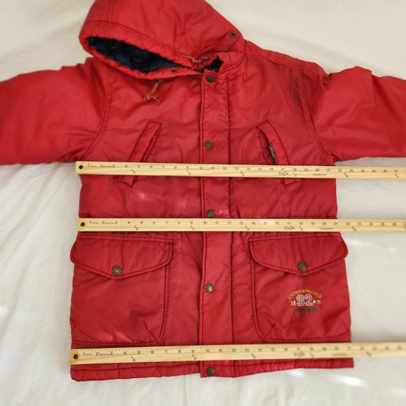 VINTAGE Unisex! *MEC* EUROPEOPLE Outdoor Winter Hoodie Jacket Size 40 (S/M) Red - Picture 12 of 16